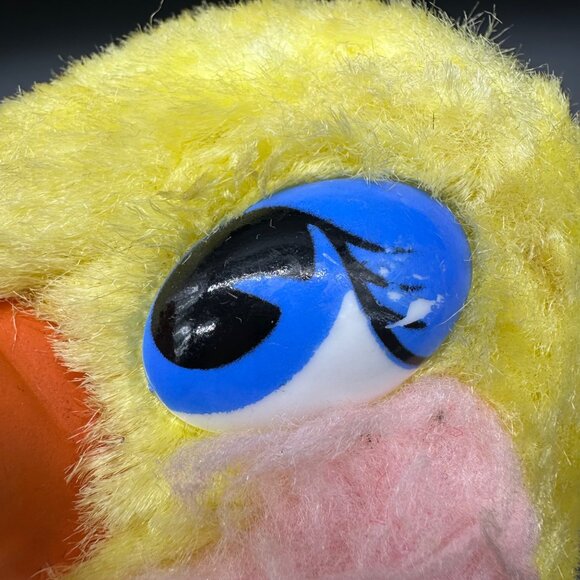 Vintage Rushton Rubber Face Duck Yellow Duckling Stuffed Animal Toy Kitschy READ - Picture 10 of 15